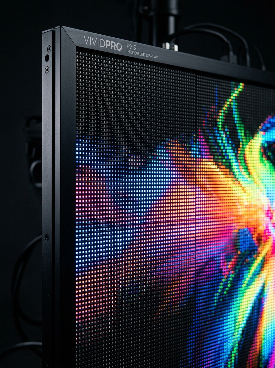 Écran LED closeup